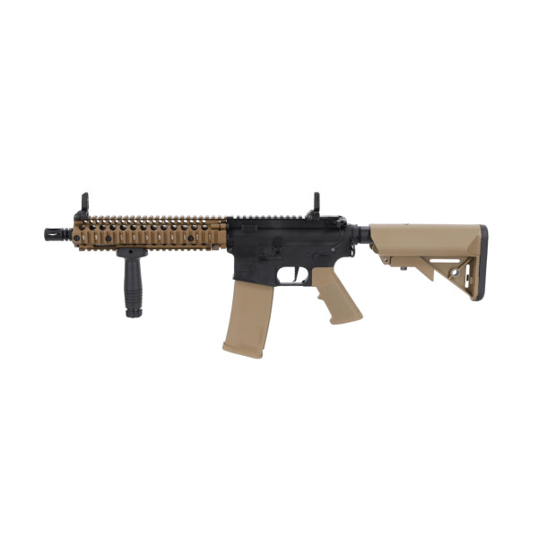 Страйкбольна штурмова гвинтівка Specna Arms Daniel Defense® MK18 SA-E19 EDGE™ HAL 2 ETU Gen. 2 Chaos Bronze