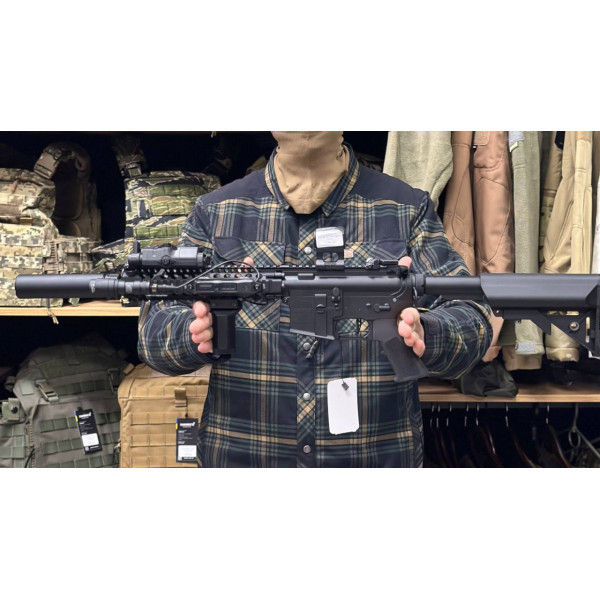 CM.105 Daniel Defense MK18 Eshooter ETU - Black [EMG] + комплект