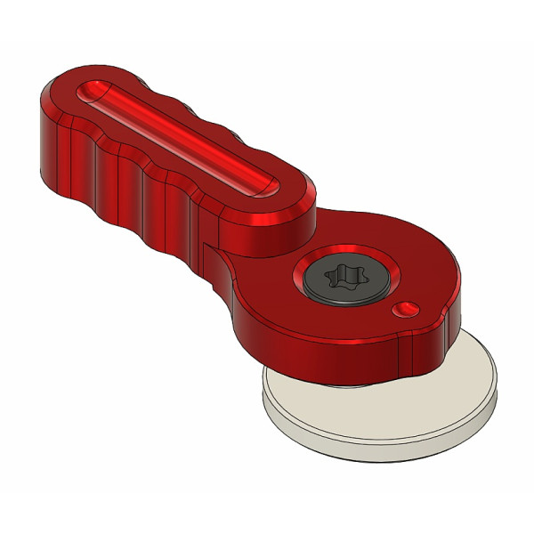 CNC Fire Selector AR15 - A (2025) Red (2417)