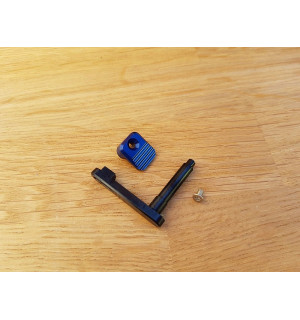 RETRO Arms CNC Magazine Catch AR15 - A Blue (7043)