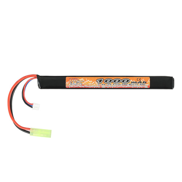 Battery Li-Po 1000mAh 7,4V 20/40C [VBpower]