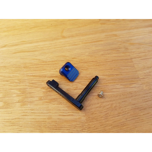 RETRO Arms CNC Magazine Catch AR15 - A Blue (7043)