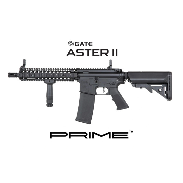 Страйкбольна штурмова гвинтівка Arms Daniel Defense® MK18 SA-P19 Prime™ Aster II ETU with Brushless Motor Black