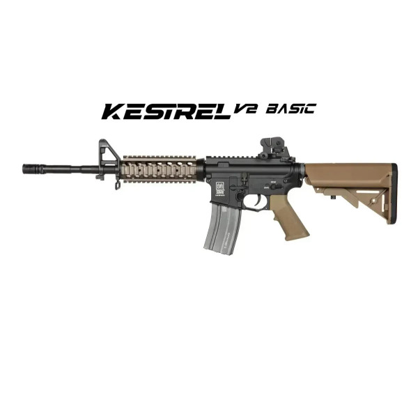 Страйкбольна штурмова гвинтівка Specna Arms SA-K02 ONE Kestrel ETU Brown