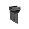 Aluminum compact front grip for Picatinny rail - Black [5KU]