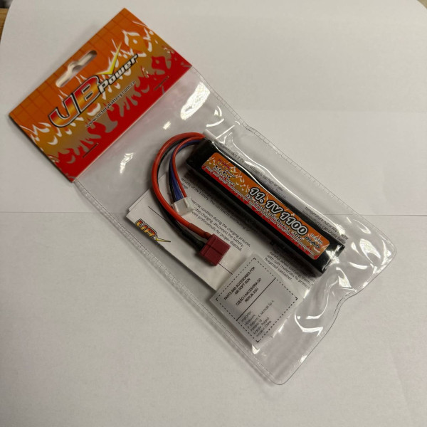 Battery Li-Po 1100mAh 11,1V 20|40C - T-connect (VBpower)