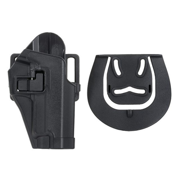 Quick-Draw Pistol Holster with Locking Mechanism for P226 - Black