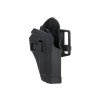 Quick-Draw Pistol Holster with Locking Mechanism for P226 - Black
