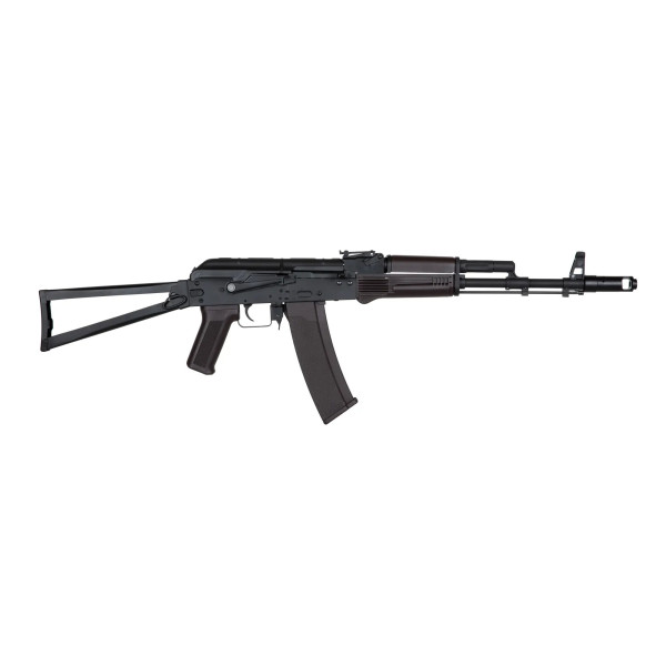 Страйкбольна штурмова гвинтівка Specna Arms AK-74M SA-J74 Core Black/plum