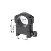High mount rings 25.4mm [Vector Optics]