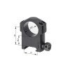 High mount rings 25.4mm [Vector Optics]