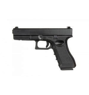 Страйкбольний пістолет D-Boys Glock 17 Gen.3 721 Green Gas Black