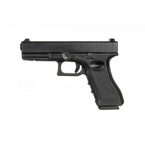 Страйкбольний пістолет D-Boys Glock 17 Gen.3 721 Green Gas Black
