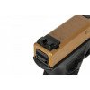 Страйкбольний пістолет D-Boys Glock 17 Gen.4 755 Green Gas Half-Tan