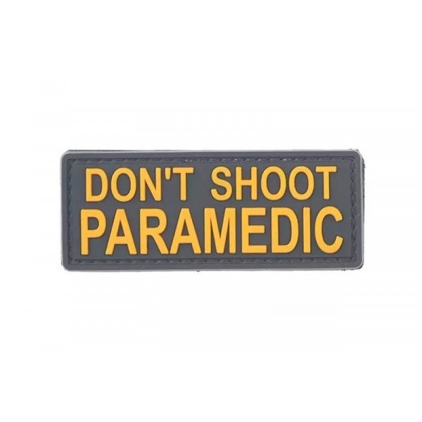 DON’T SHOOT PARAMEDIC - 3D Patch - Yellow