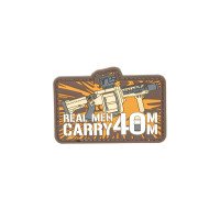 3D ПВХ патч - Real Man Carry 40mm
