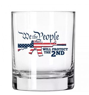 WE THE PEOPLE WILL PROTECT THE 2ND склянка для віскі
