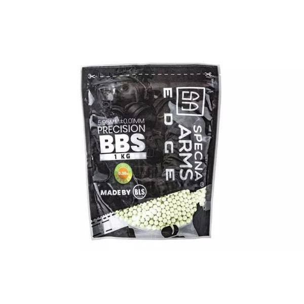 Кулі страйкбольні BBs Bio Tracer Degradable 0.30g Specna Arms EDGE ™ 3300 pcs - Green