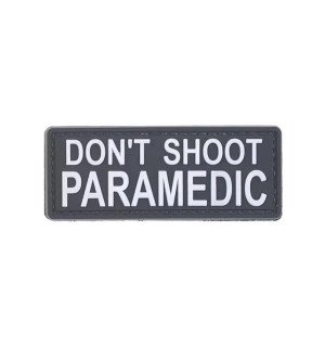 DON’T SHOOT PARAMEDIC - 3D Patch - Black DON’T SHOOT PARAMEDIC - 3D Patch - Black