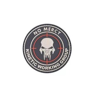 Patch 3D - NO MERCY - KINETIC WORKING GROUP - Black