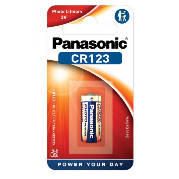 Батарейка Panasonic CR123 Lithium Power 3V (CR-123AL/1BP)