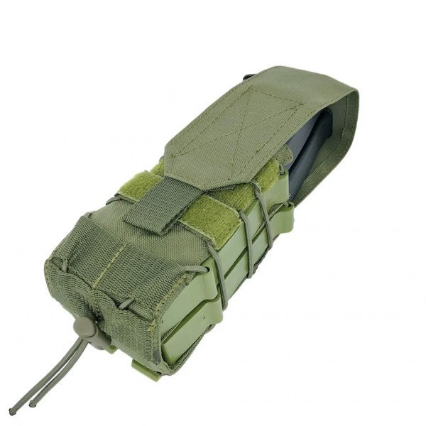 Підсумок під два магазини АК типу тул - олива Grad Gear