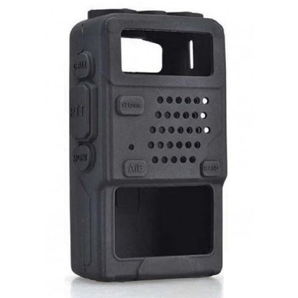 Силіконовий чохол для рації Baofeng UV-5R чорний