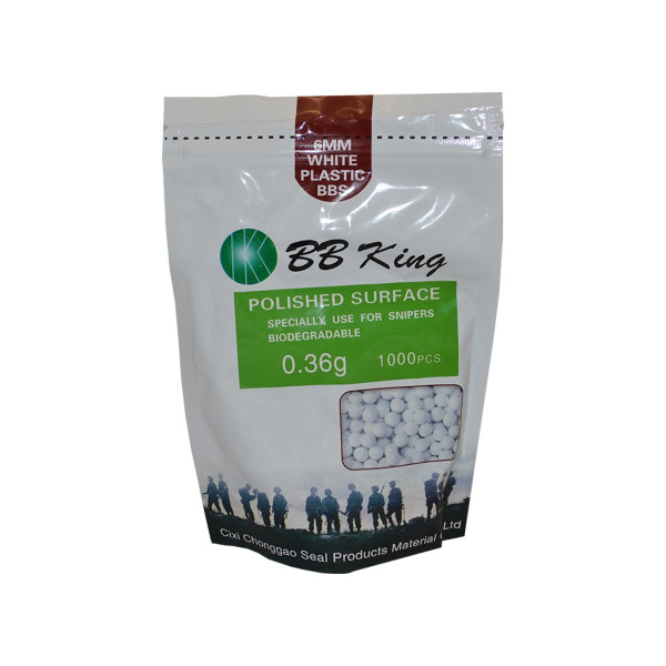 Кулі BBKing 0.36g, 1000pcs