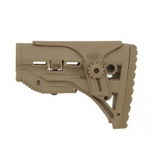 Приклад Sleek Buttstock w / Cheek Rest - Dark Earth [Big Dragon]
