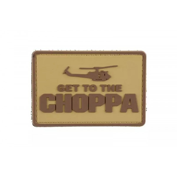 Get to the Choppa - Tan - ПВХ патч 3D