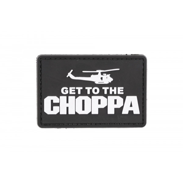 Get to the Choppa - Black - ПВХ патч 3D
