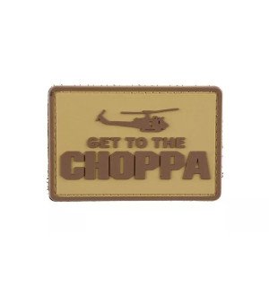 Get to the Choppa - Tan - ПВХ патч 3D