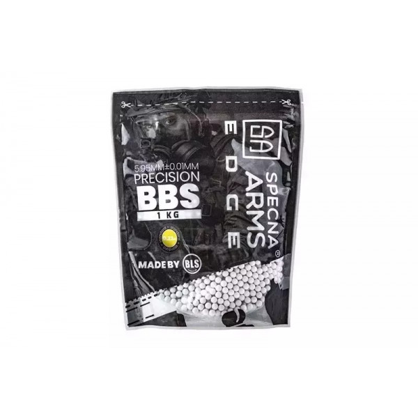 0.23g Specna Arms EDGE™ Precision BBs - 1kg - White
