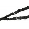 Одноточковий збройовий ремінь V. 2 - Black (ChipTac)
