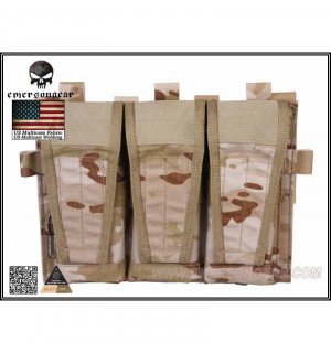 EMERSON Потрійний магазинний подсумок для:AVS Vest/Multicam Arid EMERSON Потрійний магазинний подсумок для:AVS Vest/Multicam Arid
