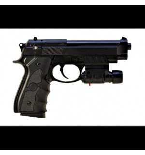 G052BL страйкболний пістолет Galaxy Beretta 92пластик + лазер