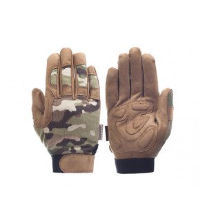 Tactical Lightweight Camouflage Gloves (Size XL) - Multicam [EM]