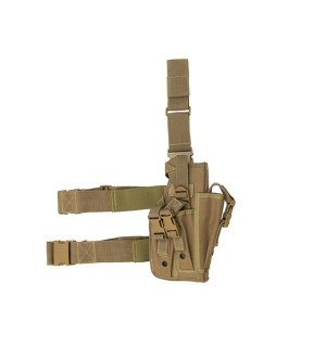 Universal drop leg large pistol holster - Coyote [8FIELDS]
