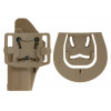 QUICK-DRAW PISTOL HOLSTER WITH LOCKING MECHANISM FOR G. SERIES - TAN