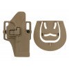 QUICK-DRAW PISTOL HOLSTER WITH LOCKING MECHANISM FOR G. SERIES - TAN
