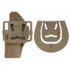 QUICK-DRAW PISTOL HOLSTER WITH LOCKING MECHANISM FOR G. SERIES - TAN