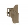QUICK-DRAW PISTOL HOLSTER WITH LOCKING MECHANISM FOR G. SERIES - TAN