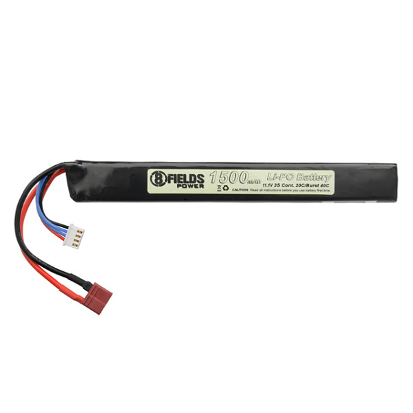 Battery Li-Po 1500mAh 11.1V 20/40C [8FIELDS]