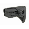 SLEEK BUTTSTOCK W/ CHEEK REST FOR M4/M16 - BLACK [CASTELLAN]