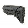 SLEEK BUTTSTOCK W/ CHEEK REST FOR M4/M16 - BLACK [CASTELLAN]