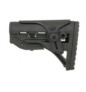 Приклад SLEEK BUTTSTOCK W/ з нащічником для M4/M16 - чорний [CASTELLAN]