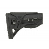 SLEEK BUTTSTOCK W/ CHEEK REST FOR M4/M16 - BLACK [CASTELLAN]