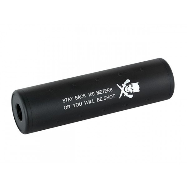100MM DUMMY SILENCER - BLACK [KUBLAI]