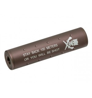 130 MM SF TYPE SILENCER - BROWN [BD]
