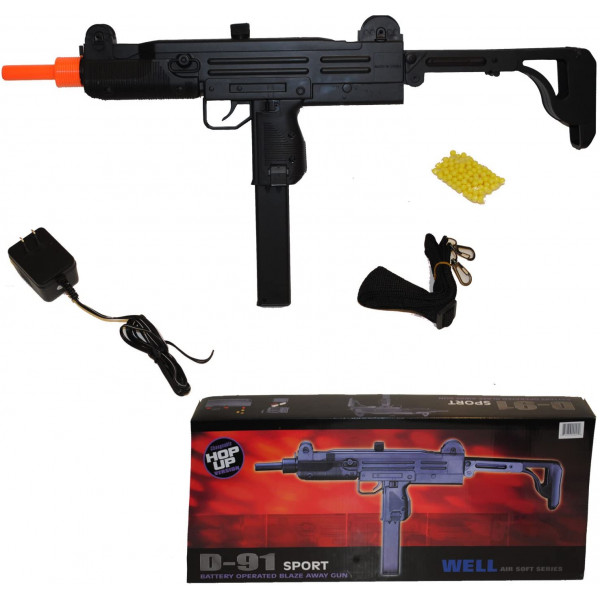 Страйкбольній ПК well d91 uzi - aeg automatic electric airsoft gun